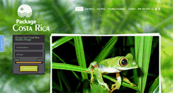 Desktop Screenshot of packagecostarica.com