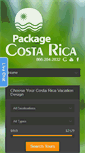 Mobile Screenshot of packagecostarica.com